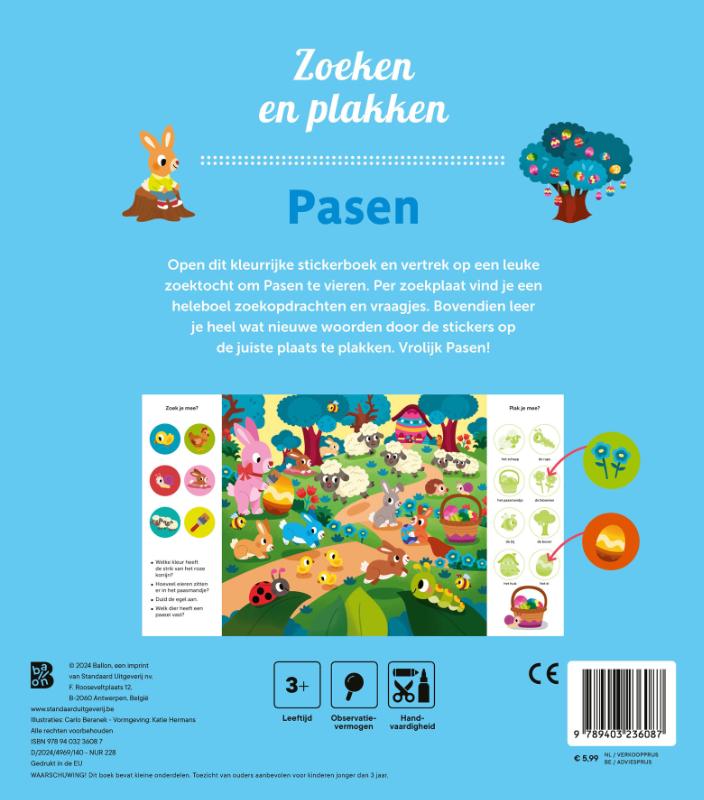 Zoeken en plakken: Pasen (Paperback)