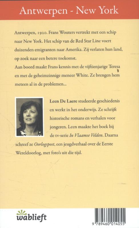 Antwerpen-New York, enkele reis (Paperback)