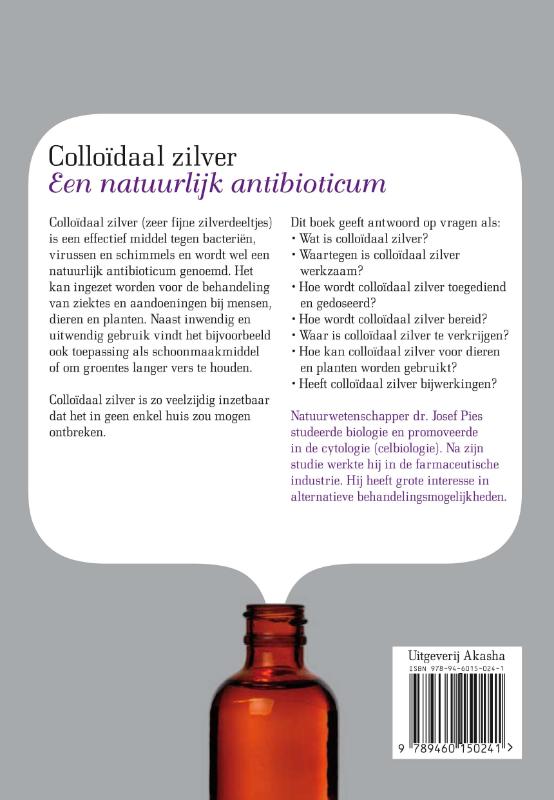Colloïdaal zilver Een natuurlijk antibioticum (Paperback)