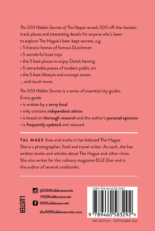 The 500 Hidden Secrets of The Hague (Paperback)