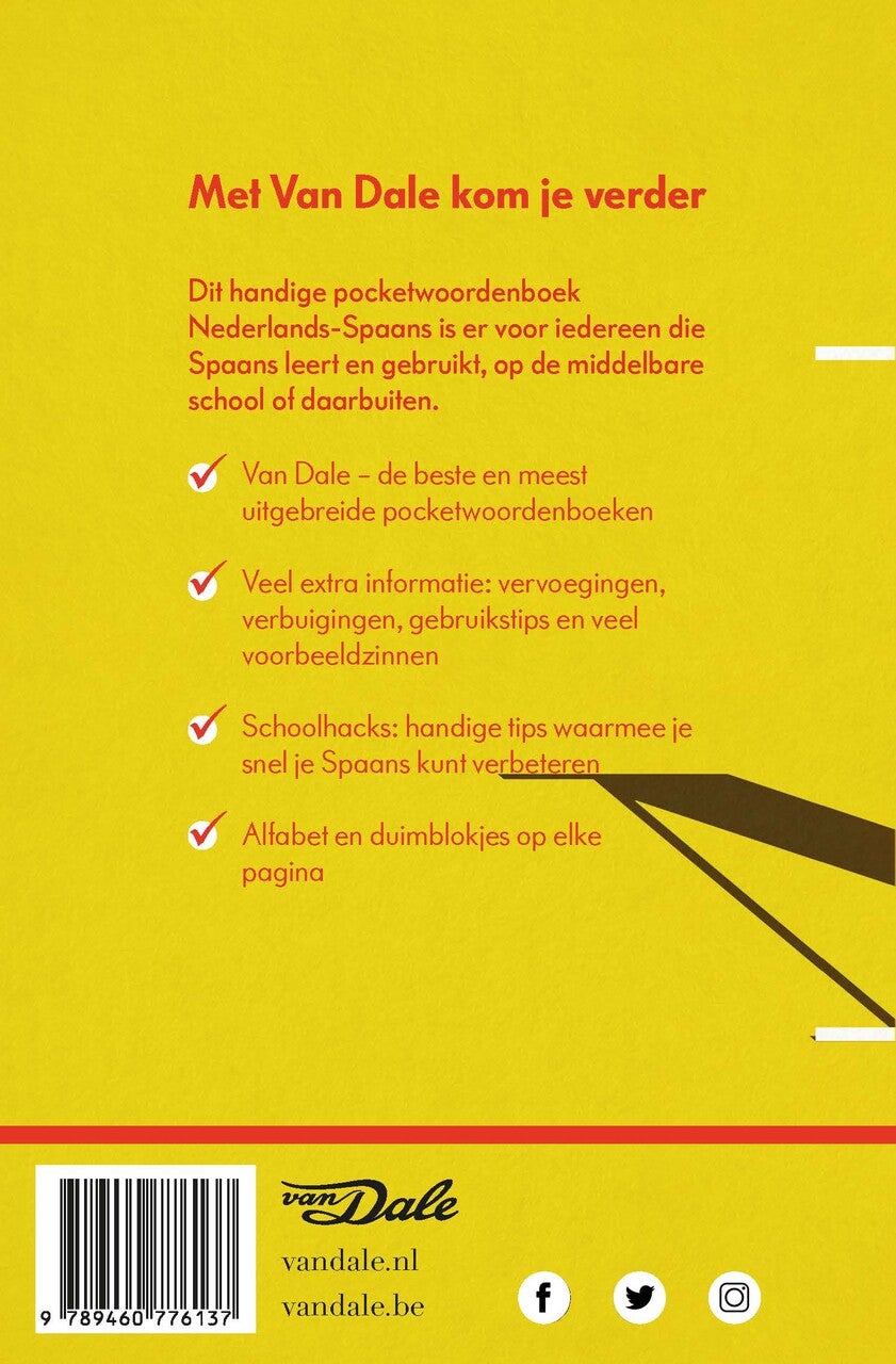 Van Dale Pocketwoordenboek Nederlands-Spaans (Paperback)