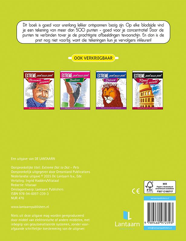 Extreme punt naar punt - Huisdieren (Paperback)