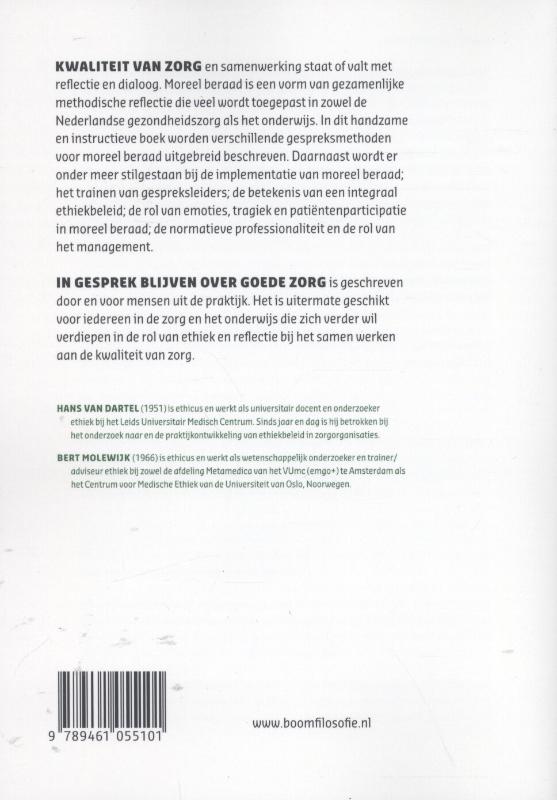 In gesprek blijven over goede zorg (Paperback)