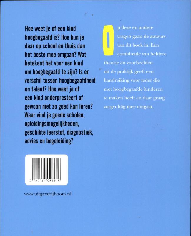 Hoogbegaafdheid bij kinderen (Paperback)