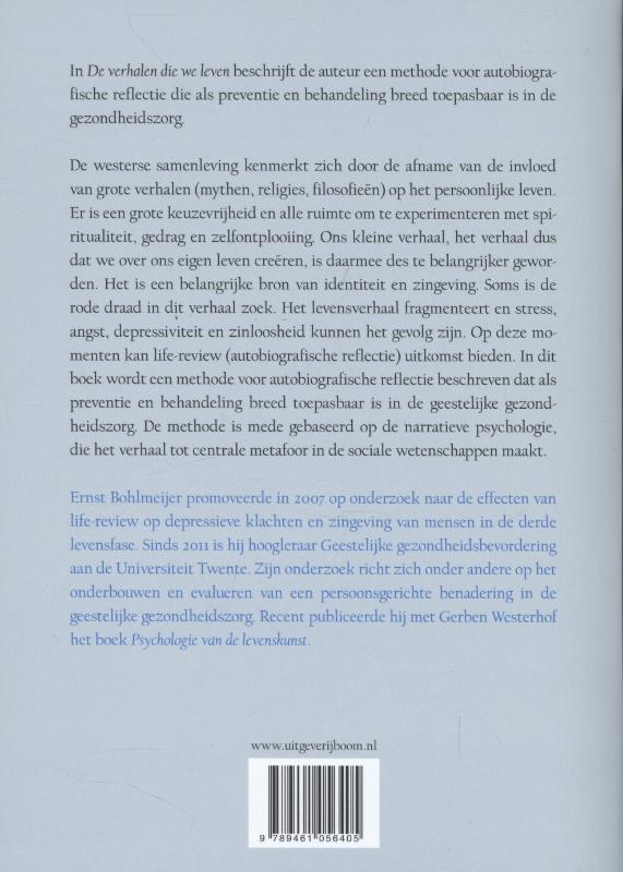 De verhalen die we leven (Paperback)