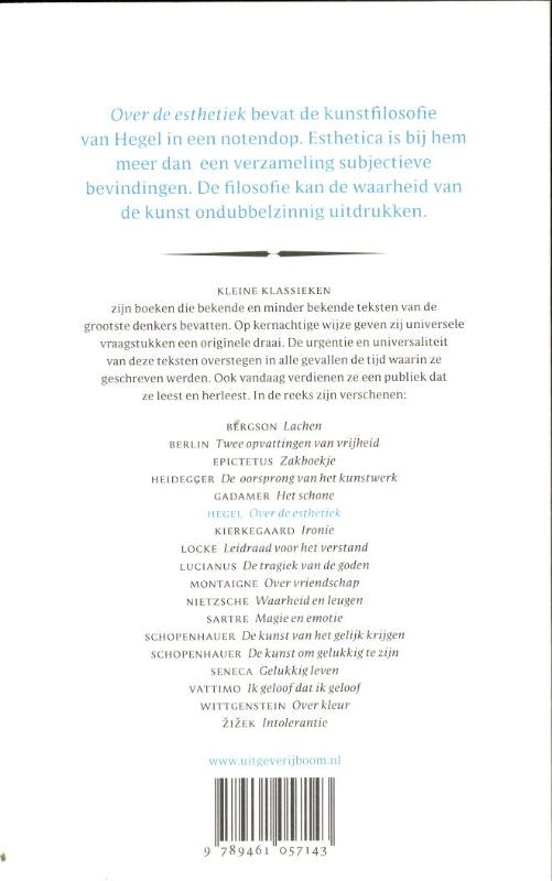 Over de esthetiek (Paperback)