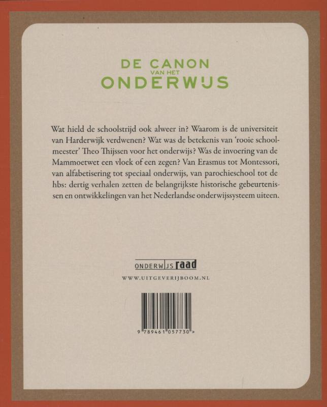 De canon van het onderwijs (Paperback)