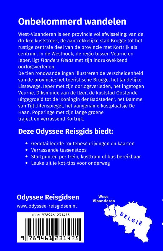 Wandelen in West-Vlaanderen (Paperback)