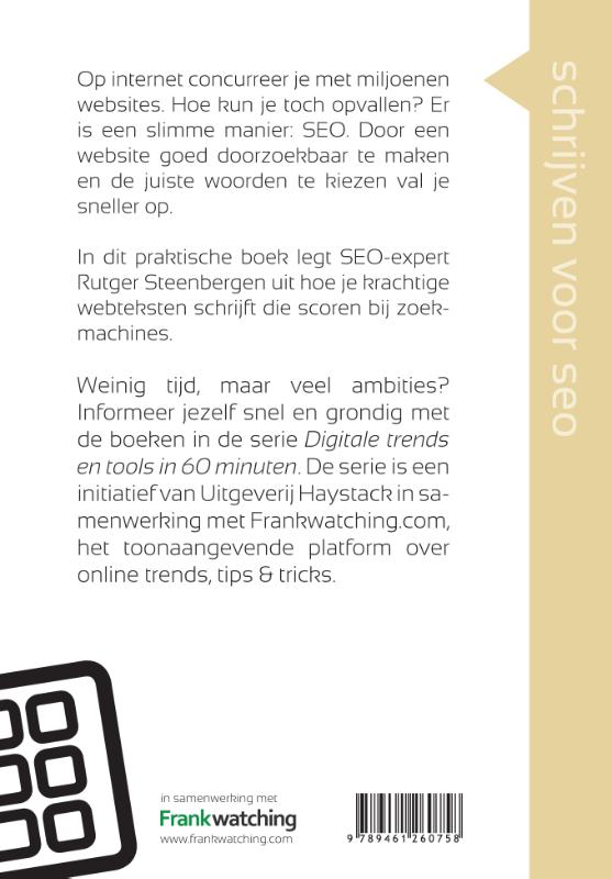 Schrijven voor SEO in 60 minuten (Paperback)