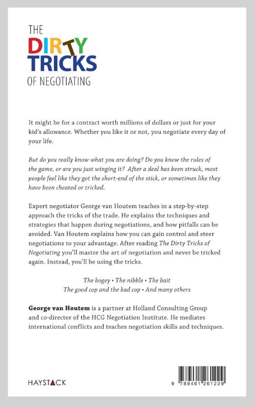 The dirty tricks of negotiating (Paperback)
