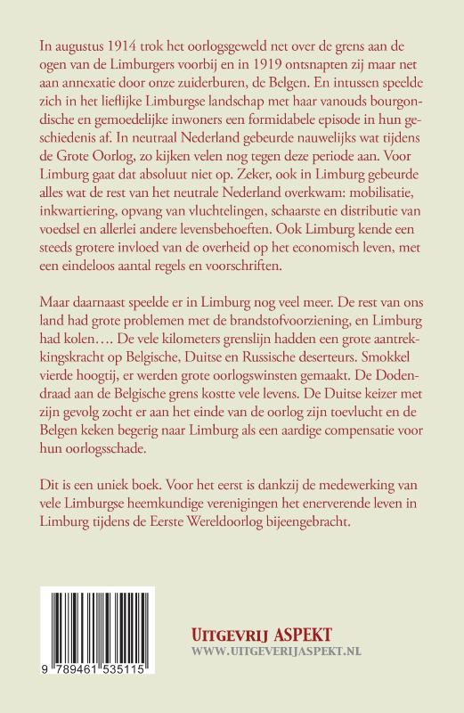 Limburg en de Eerste Wereldoorlog (Paperback)