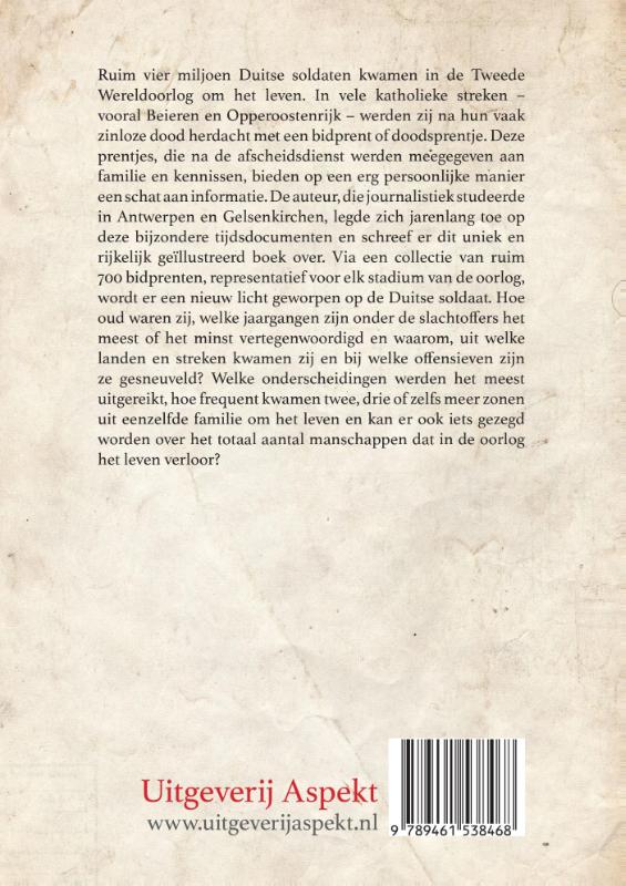 De Duitse soldaat in bidprenten uit de Tweede Wereldoorlog (Paperback)