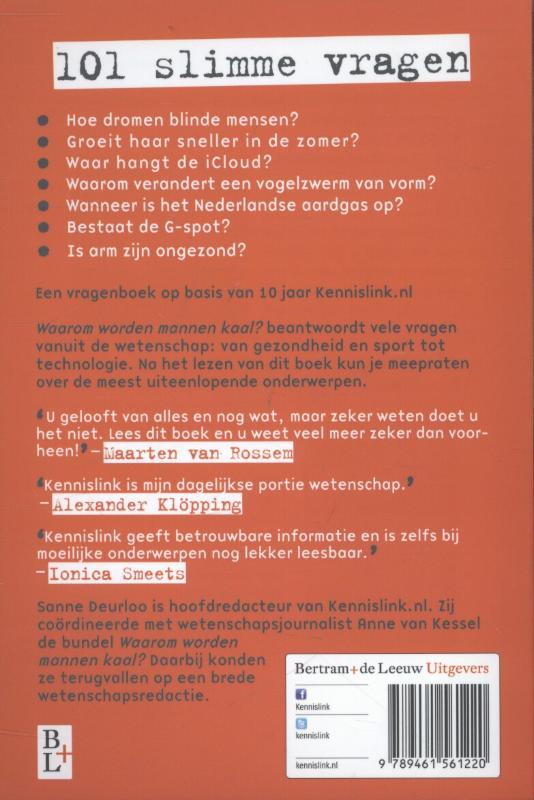 Waarom worden mannen kaal? (Paperback)