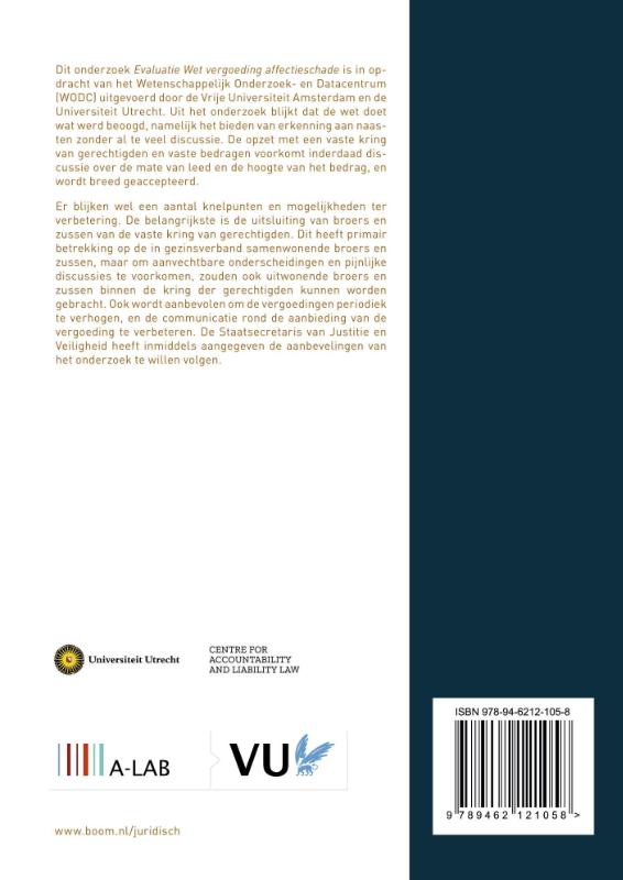 Evaluatie Wet vergoeding affectieschade (Paperback)
