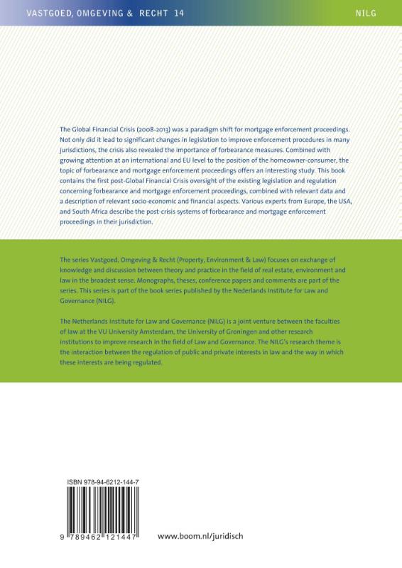 Procedures of forbearance and mortgage enforcement (Paperback)