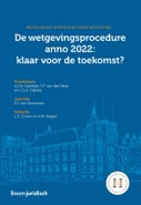 De wetgevingsprocedure anno 2022: klaar voor de toekomst? (Paperback)