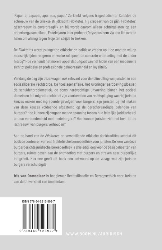Recht, ethiek en de schreeuw van Filoktetes (Paperback)