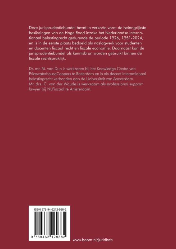Jurisprudentie internationaal belastingrecht (Paperback)