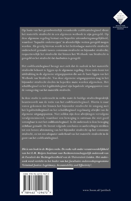 Wisselwerking tussen commuun en bijzonder materieel strafrecht (Paperback)