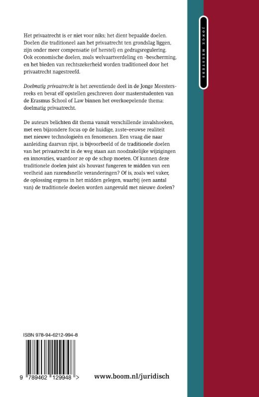 Doelmatig privaatrecht (Paperback)