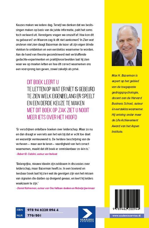 Zien wat anderen niet zien (Paperback)