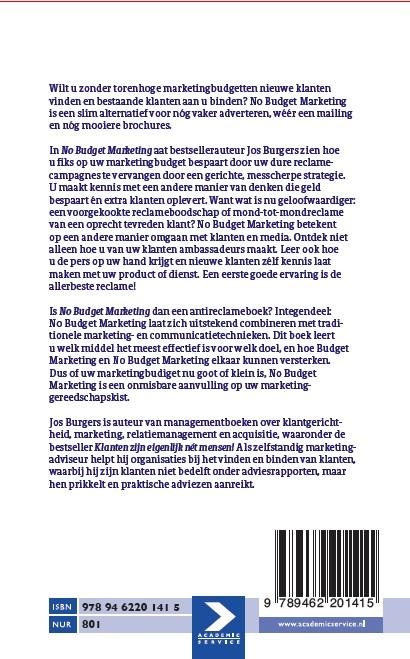 No budget marketing (Paperback)