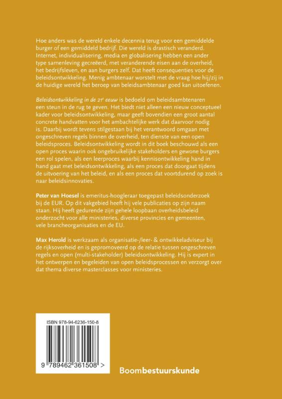 Beleidsontwikkeling in de 21e eeuw (Paperback)