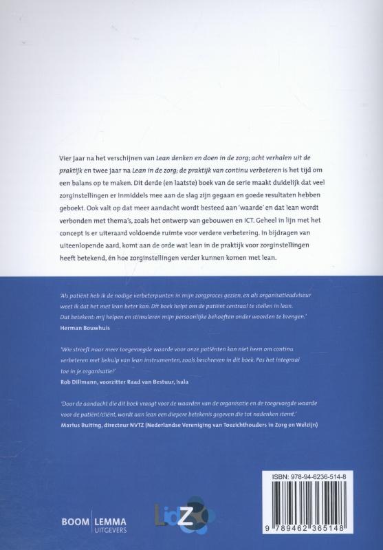 Verder met lean in de zorg (Paperback)