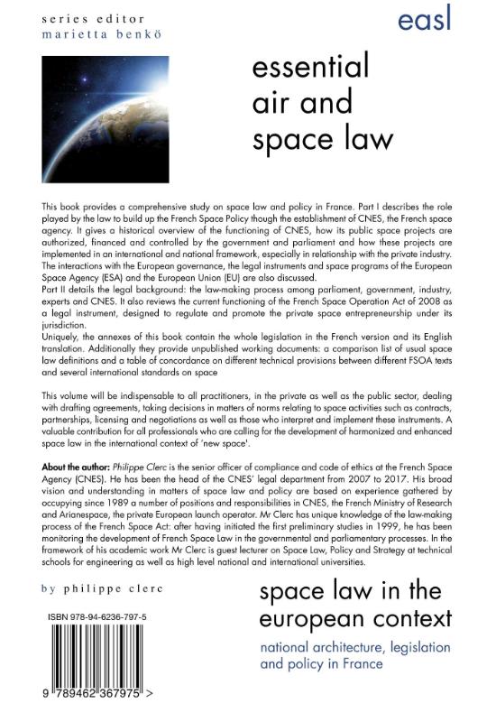 Space Law in the European Context (Paperback)