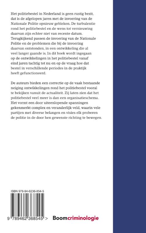 Het turbulente politiebestel (Paperback)