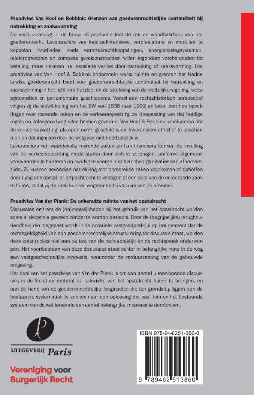 Het BW als flexibel kader voor goederenrechtelijke continuïteit (Paperback)