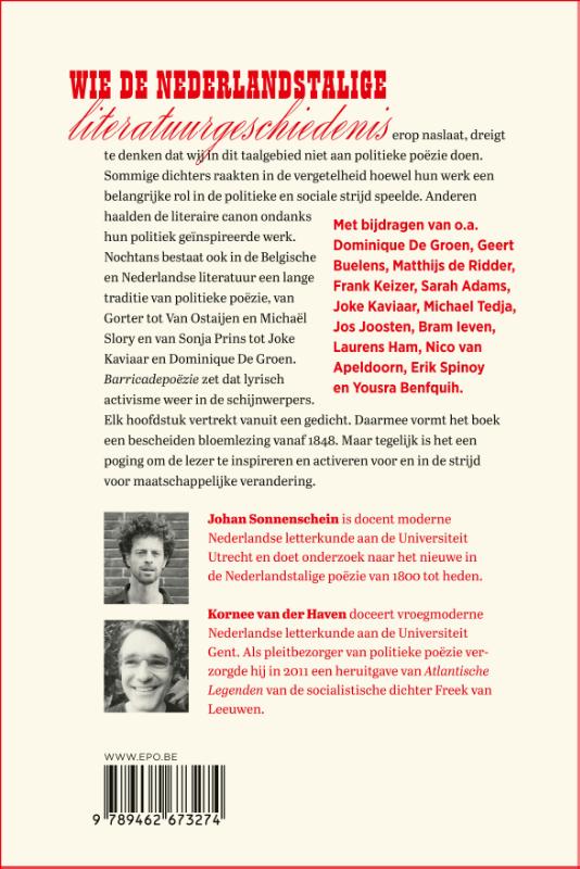 Barricadepoëzie (Paperback)