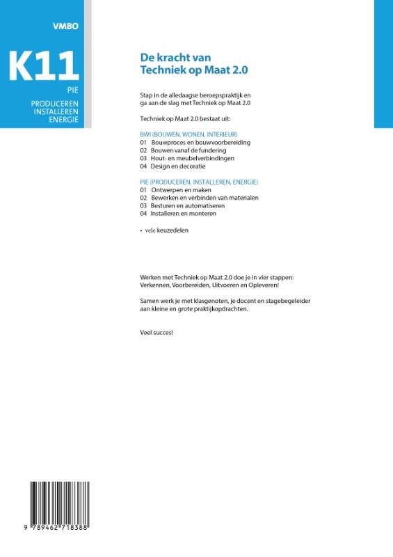 PIE Keuzevak 11 Zinken dakbedekking (Paperback)