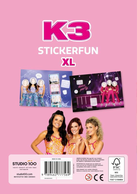 K3 Stickerfun XL (Paperback)