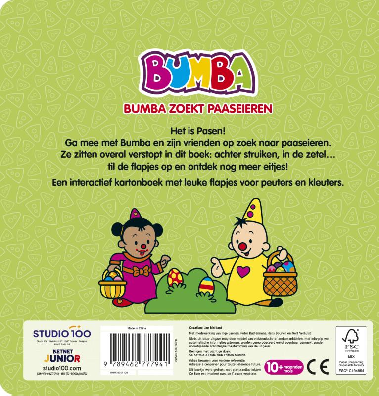 Bumba zoekt paaseieren (Hardback)