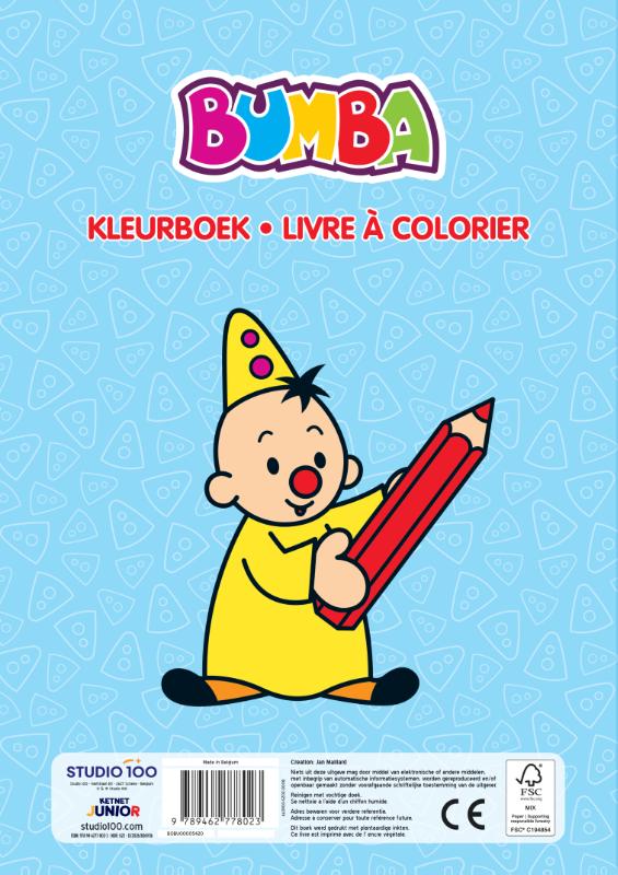 Bumba : Kleurboek - Dieren (Paperback)