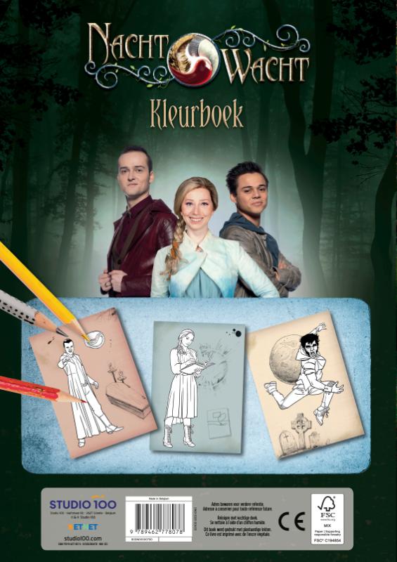 Nachtwacht : kleurboek - de magische veer (Paperback)