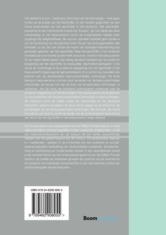 Bestuursrechtelijke victimologie (Paperback)