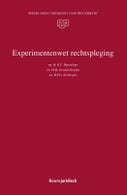Experimentenwet rechtspleging (Paperback)