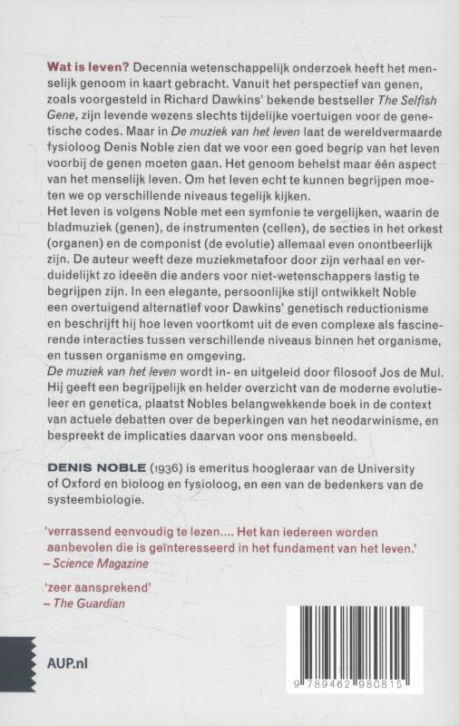 De muziek van het leven (Paperback)