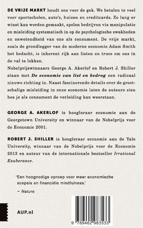 De economie van list en bedrog (Paperback)