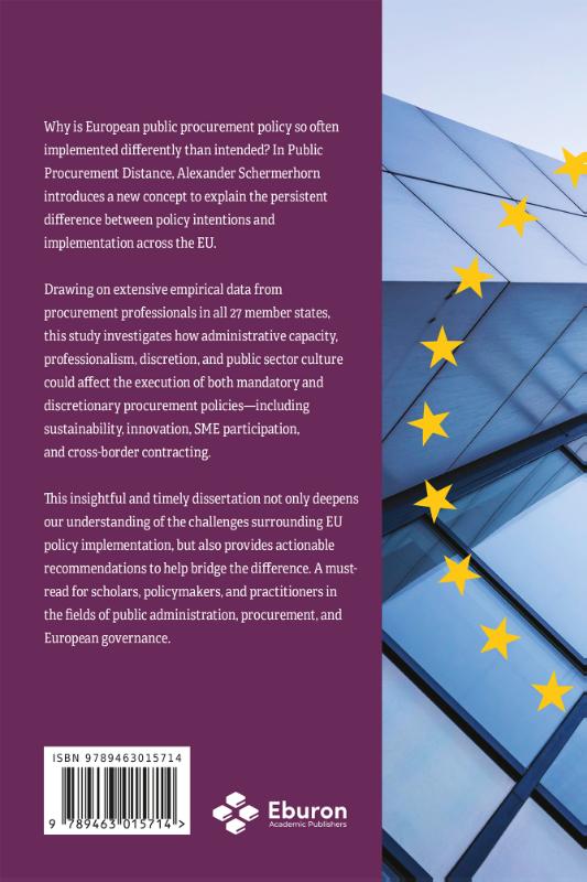 Public Procurement Distance (Paperback)