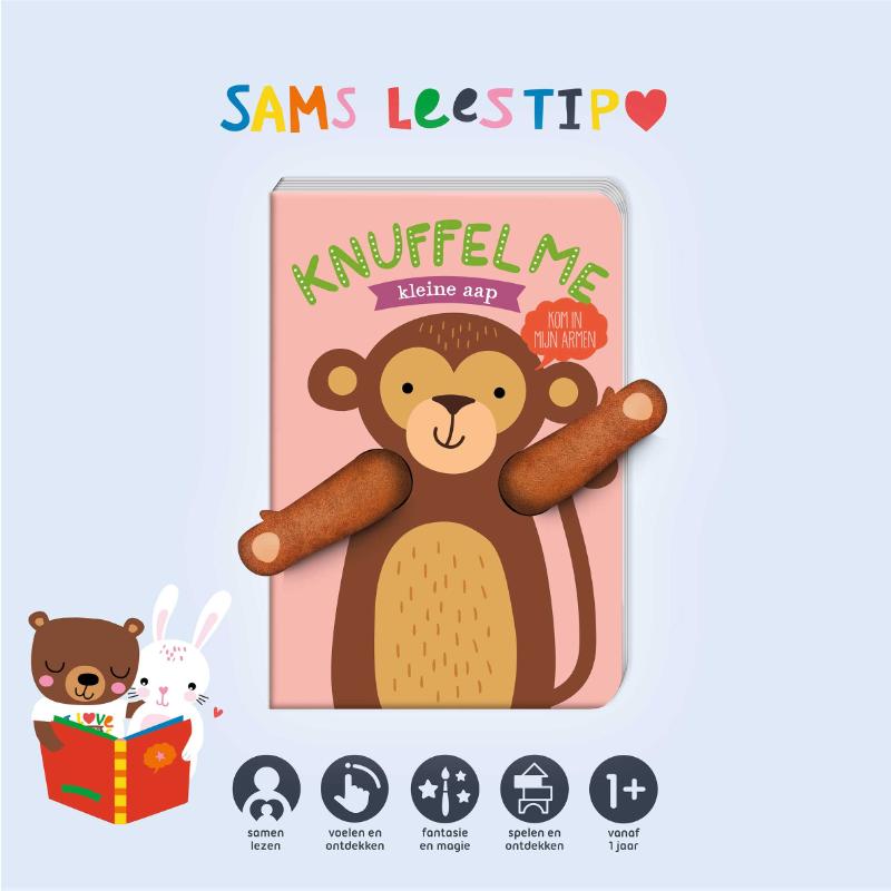 Knuffel me kleine aap (Hardback)