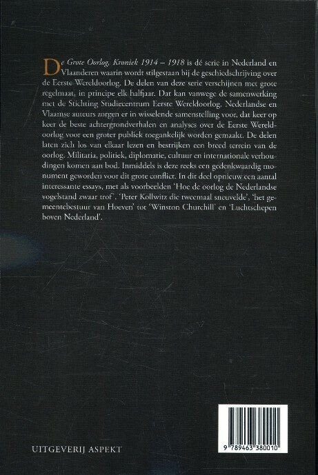 De Grote Oorlog, kroniek 1914-1918 (Paperback)