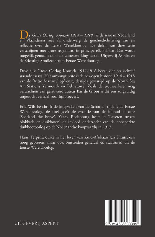 De Grote Oorlog, kroniek 1914-1918 41 (Paperback)