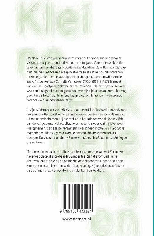 Kleine denkoefeningen (Paperback)