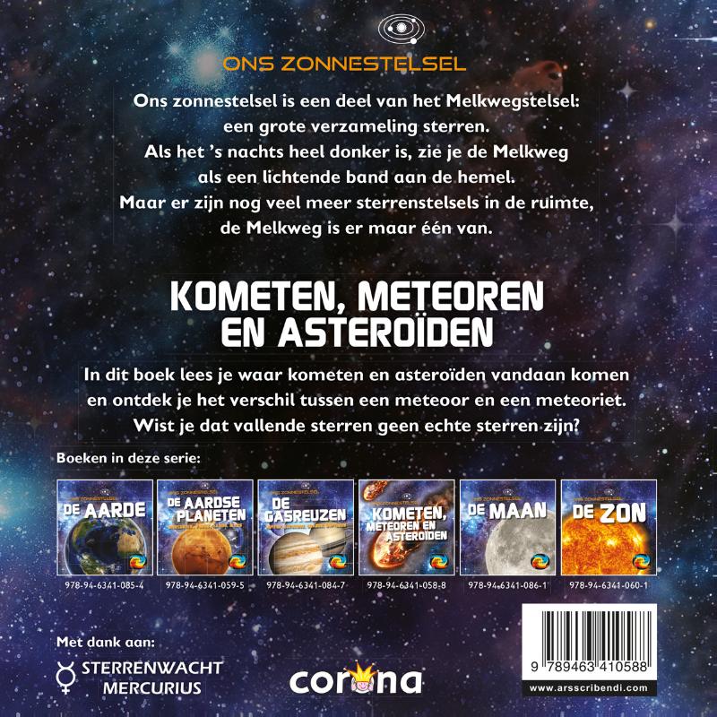 Kometen, meteoren en asteroïden (Hardback)
