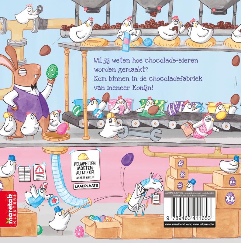 Meneer Konijn en zijn Chocoladefabriek (Hardback)