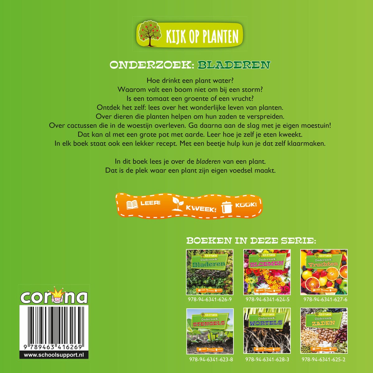 Onderzoek: Bladeren (Hardback)