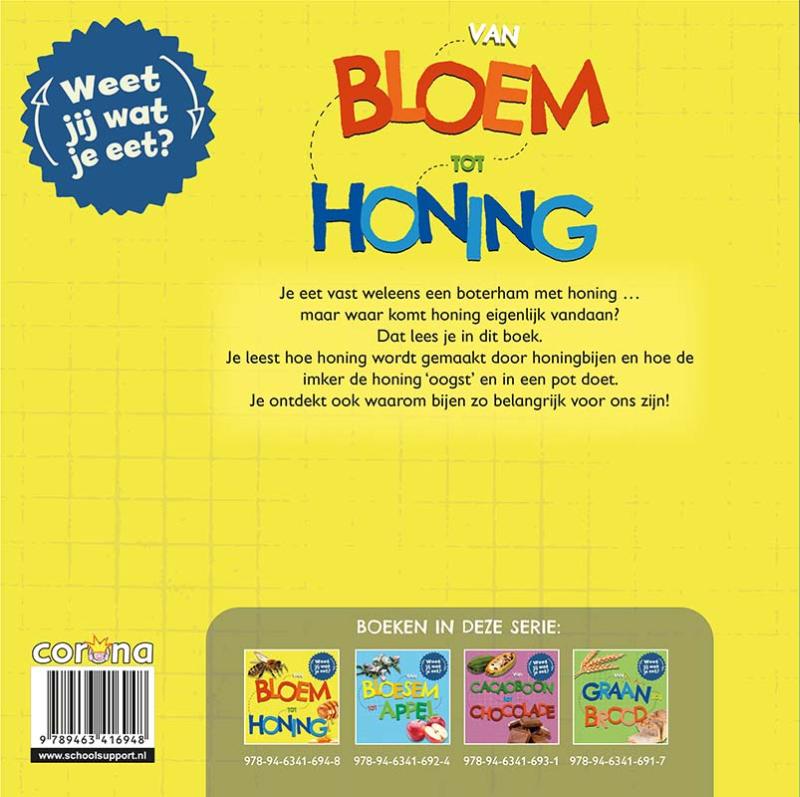 Van bloem tot honing (Hardback)